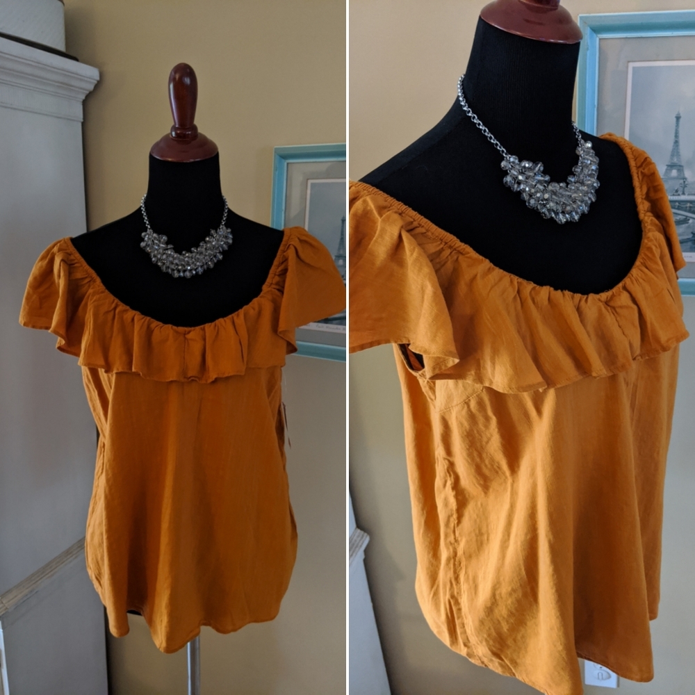 NWT Ruffled Blouse
